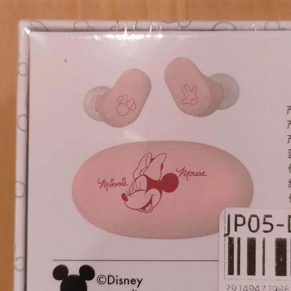 Disney Minnie Mouse Noise Cancelling Wireless Earbuds Headphones - Picture 9 of 14